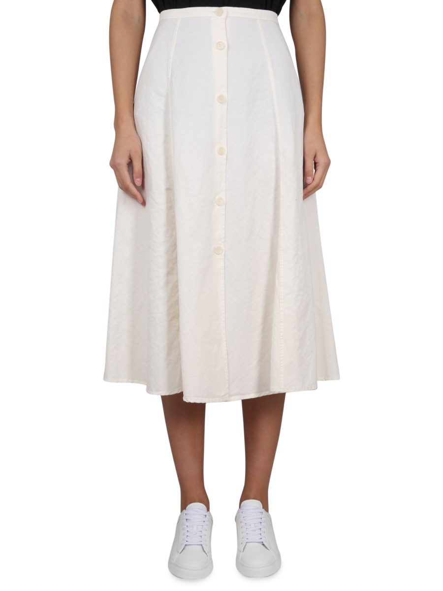 Cotton on hotsell white linen skirt