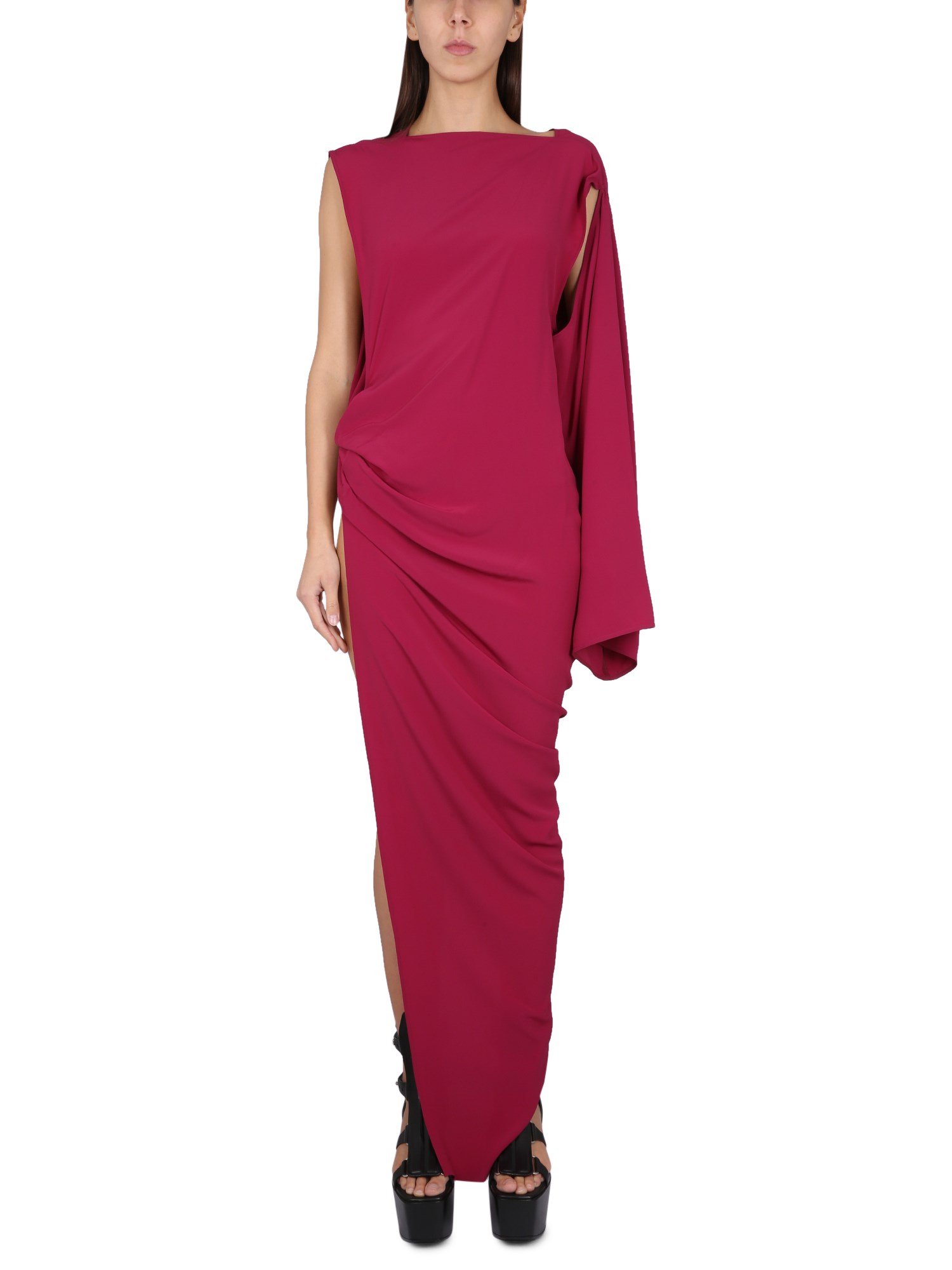 Rick Owens Edfu Dress In Fuchsia