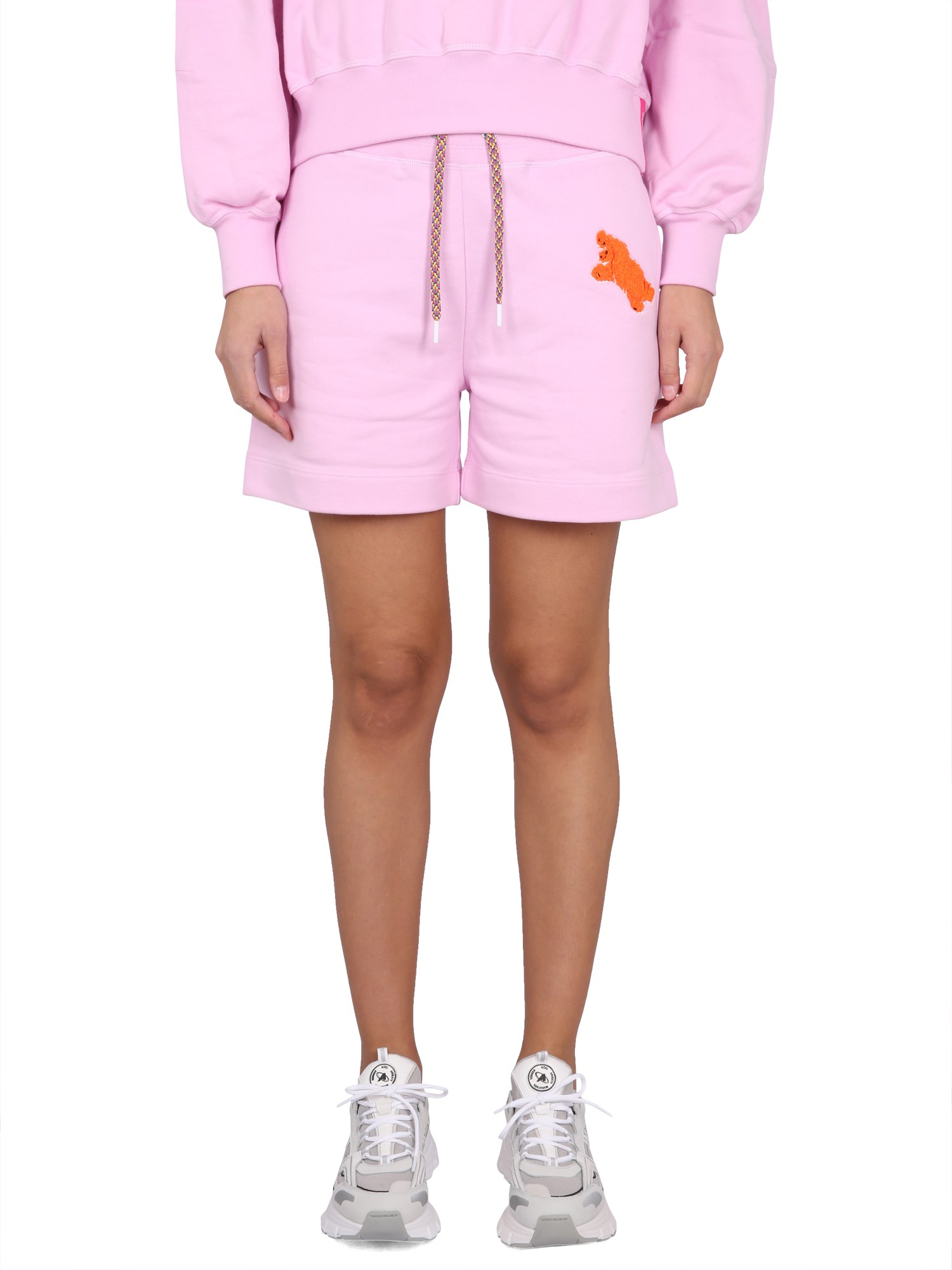 Shop Canada Goose X Paola Pivi Muskoka Shorts In Pink