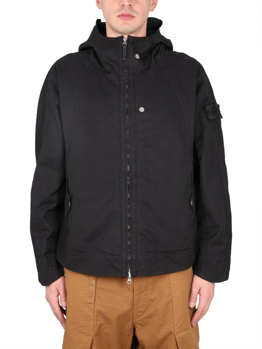 Stone island shadow store project hooded jacket