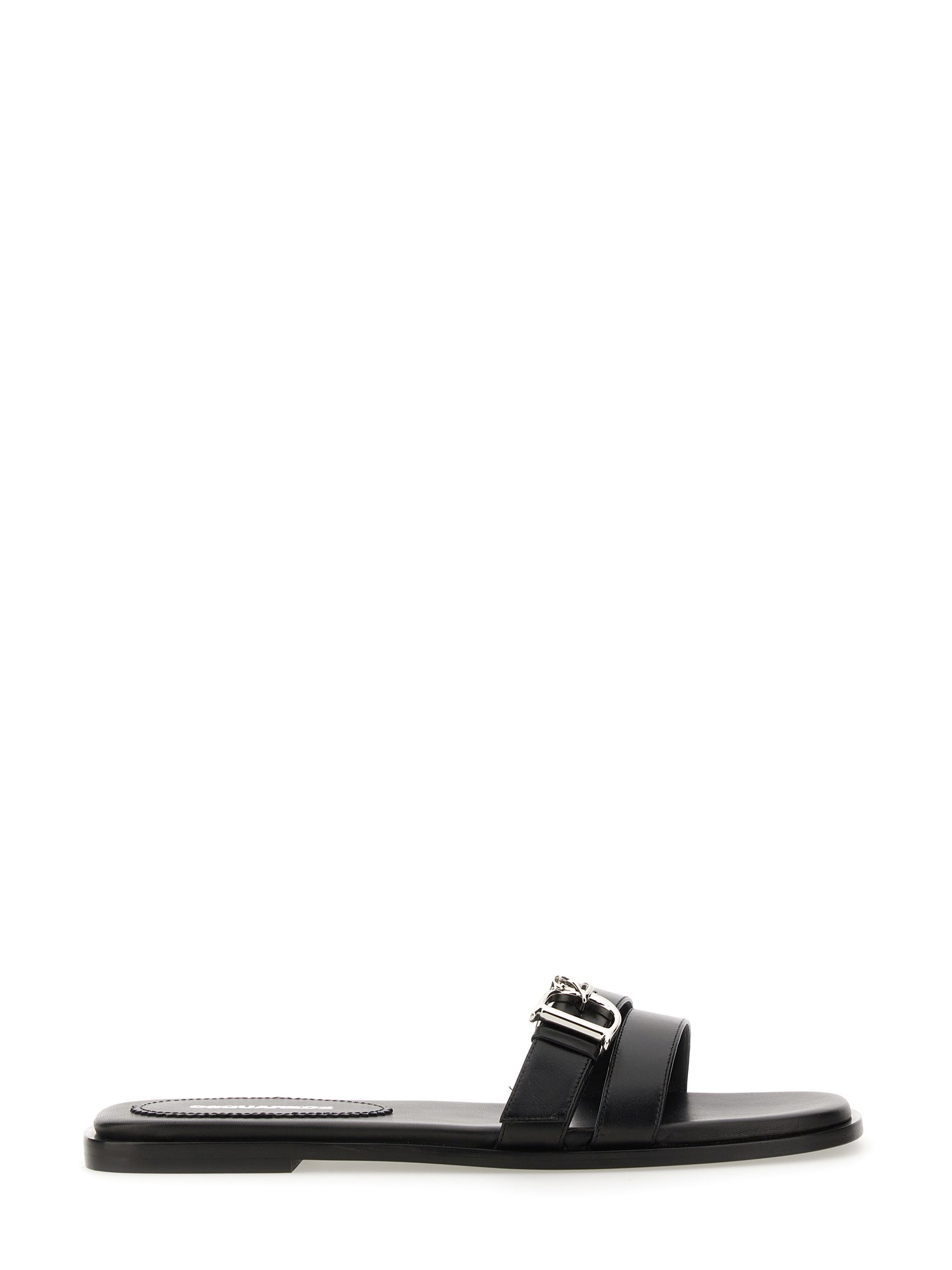 Shop Dsquared2 D2 Statement Sandal In Black