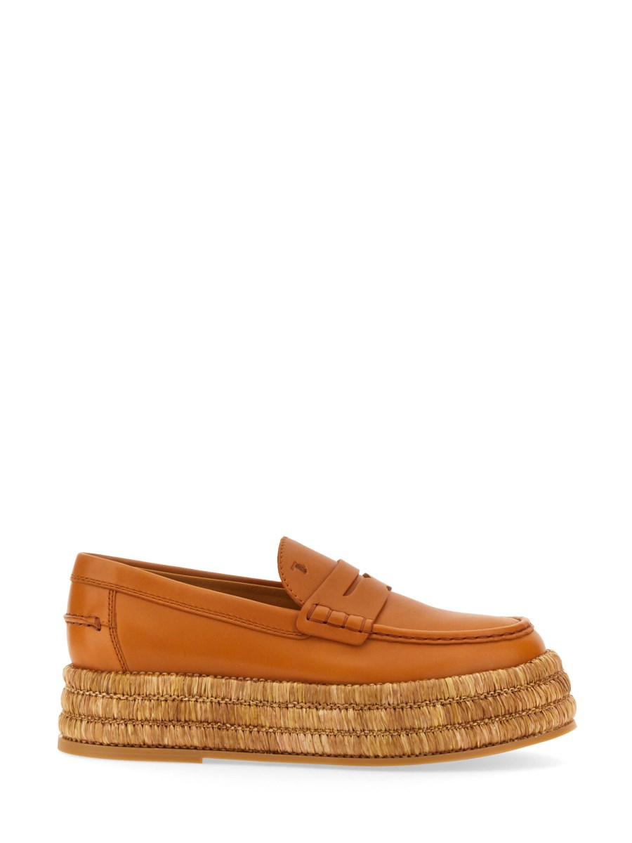 Tod's on sale platform loafers