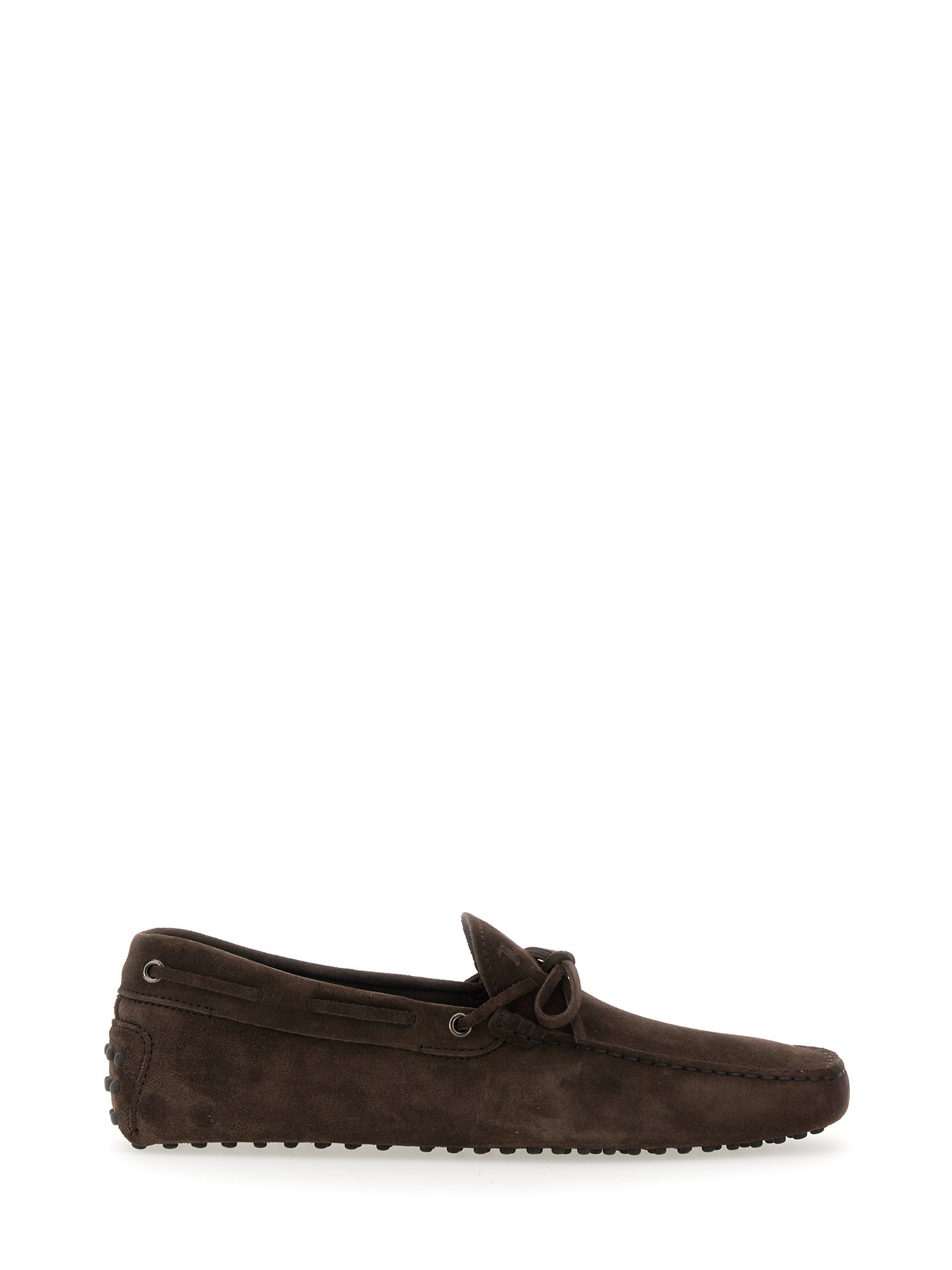 Tod's Suede Loafers In Brown