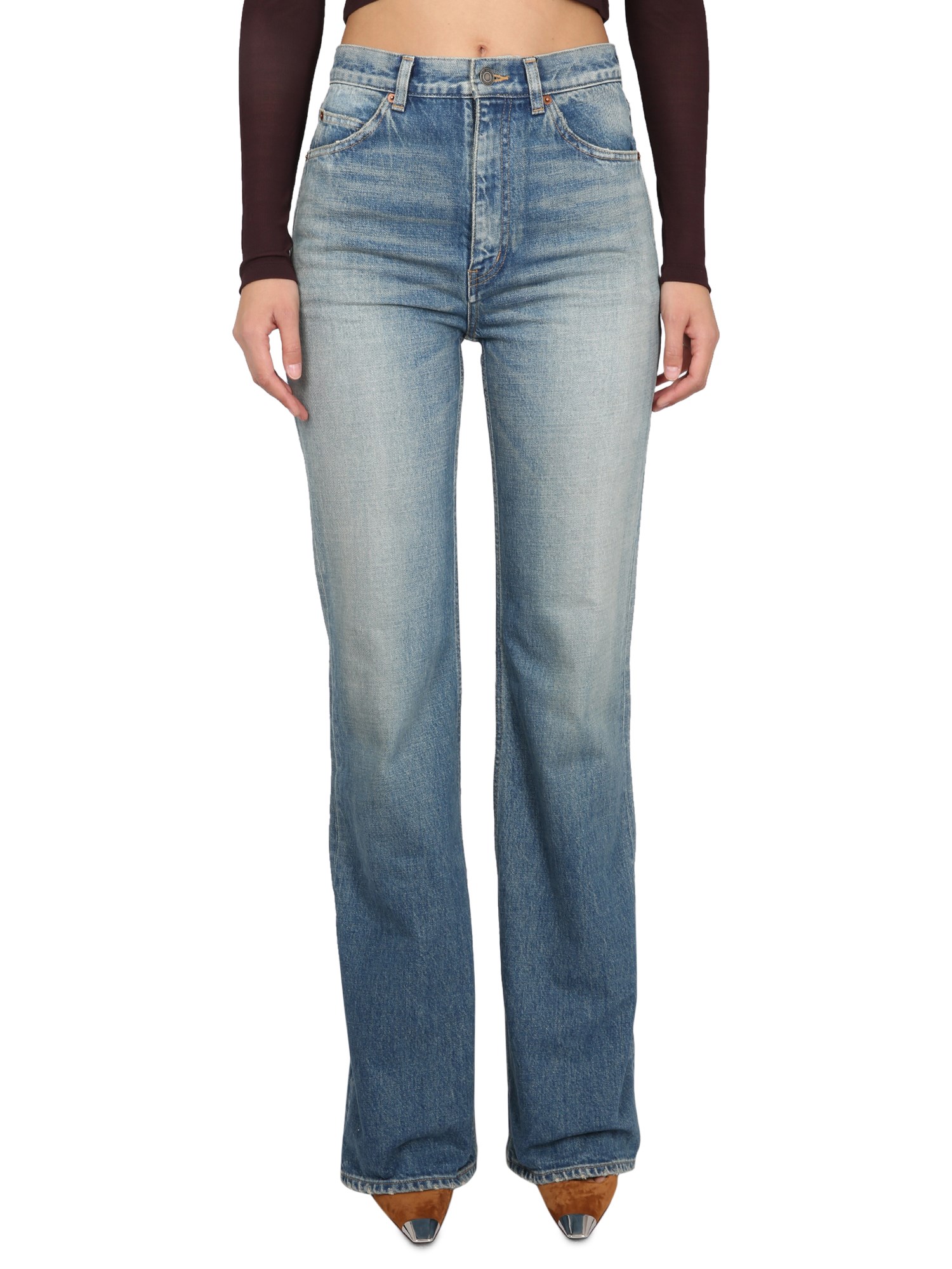 saint laurent 1970s jeans