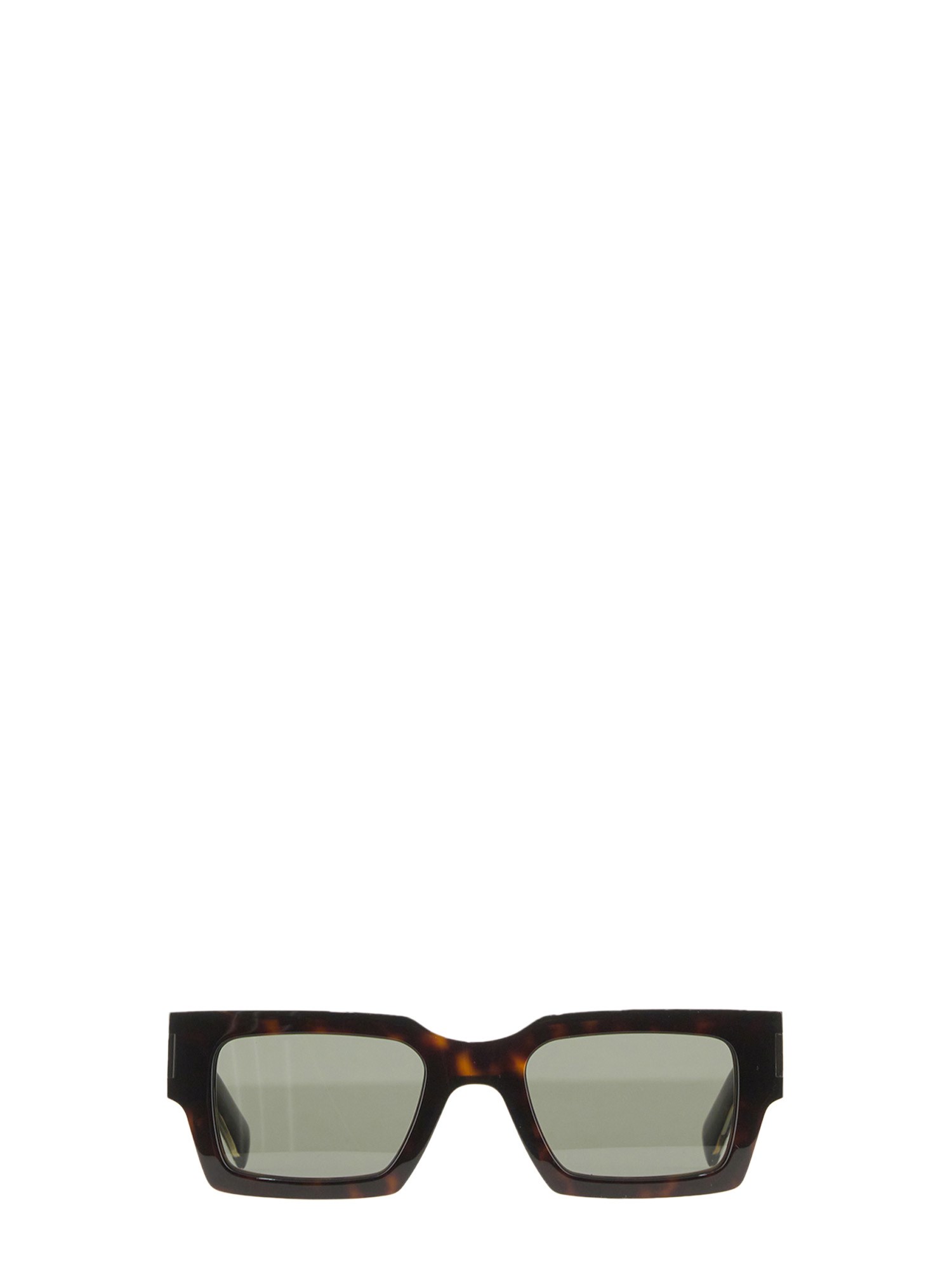 Saint Laurent Eyewear Rectangular Frame Sunglasses In Grey