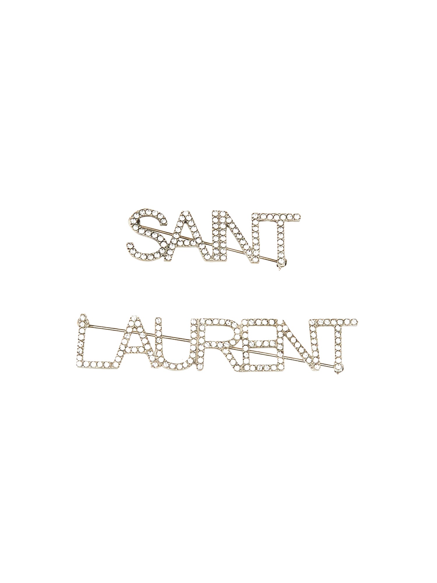 SAINT LAURENT Opyum YSL Brooch in Gold