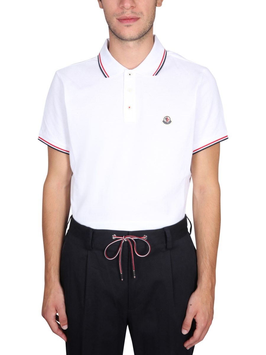 moncler piqué poloshirt