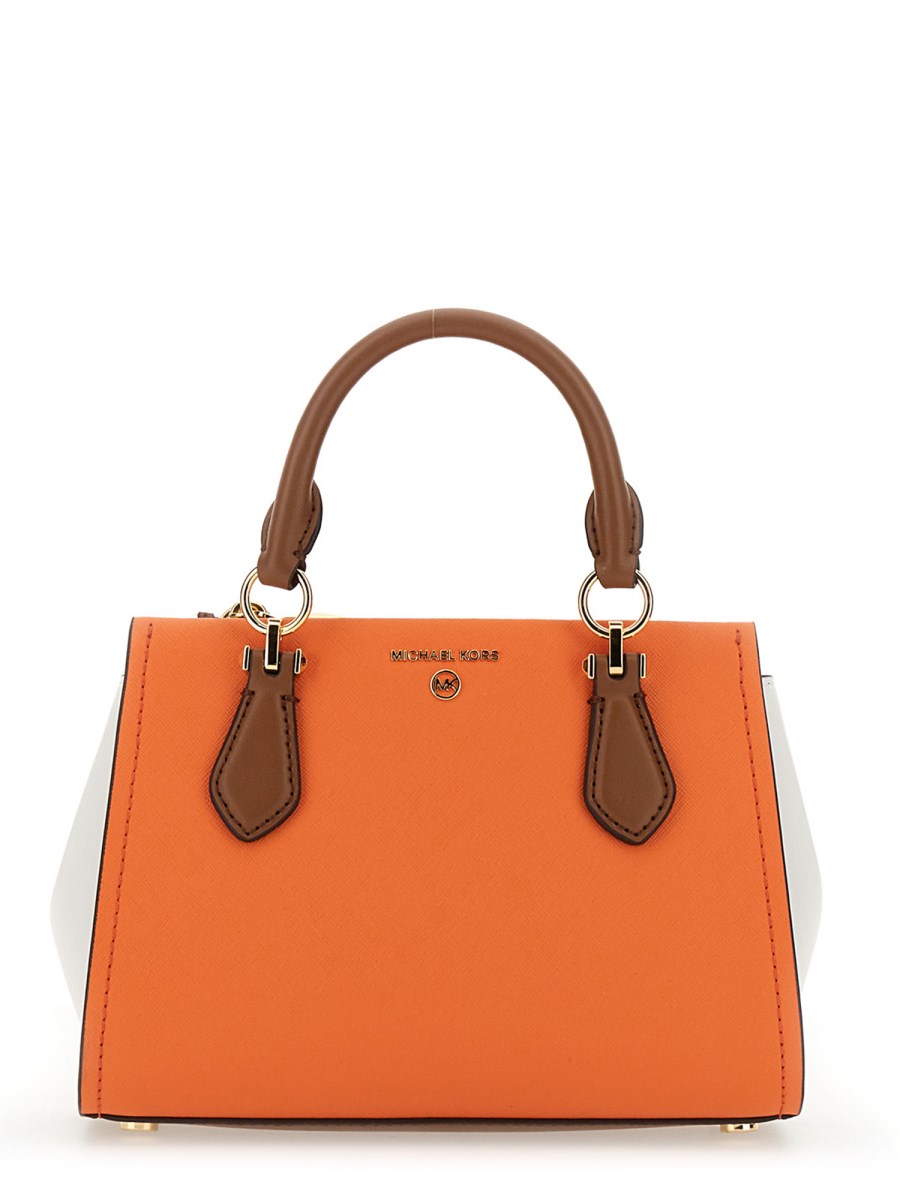 MICHAEL BY MICHAEL KORS - MARILYN SMALL SAFFIANO LEATHER SHOULDER