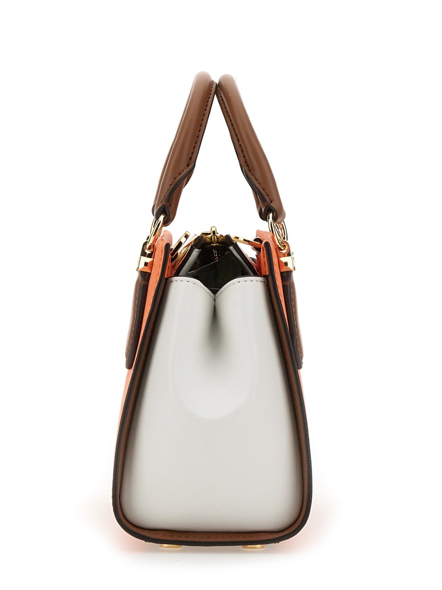 Marilyn Small Saffiano Leather Crossbody Bag - Black