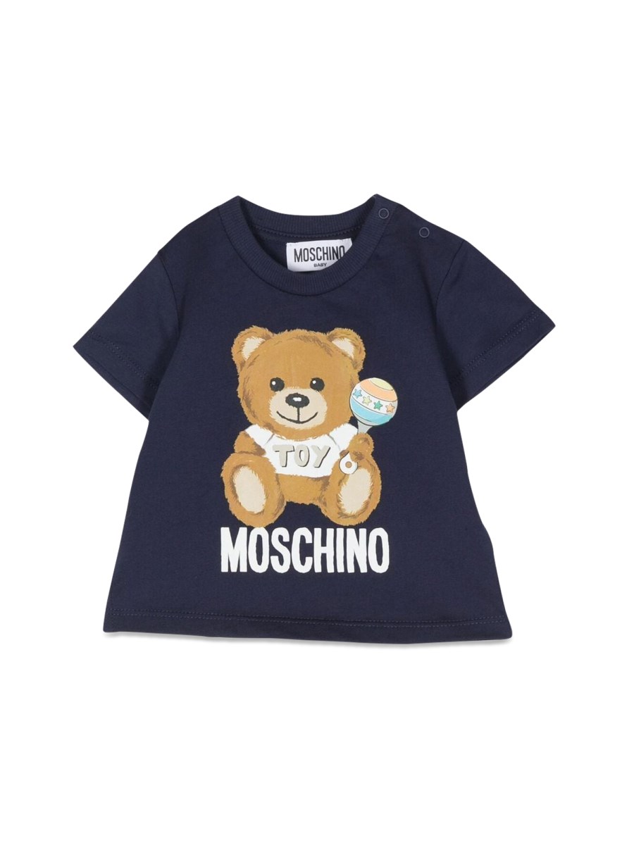 Moschino: Navy Teddy Bear Polo