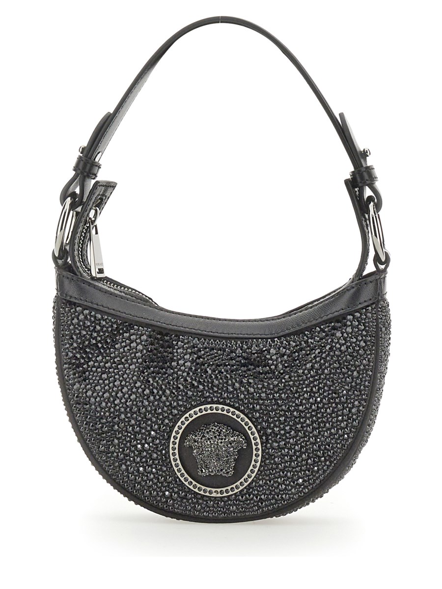 BORSA HOBO MINI CON CRISTALLI