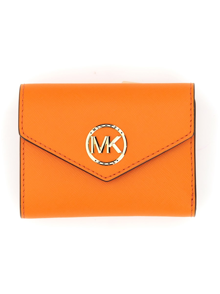 Michael kors wallet sale orange