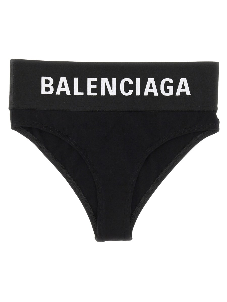 BALENCIAGA - BRIEFS WITH LOGO - Eleonora Bonucci