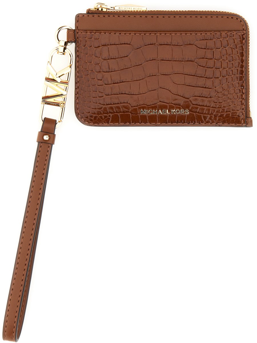 MICHAEL BY MICHAEL KORS - CROCODILE PRINT LEATHER CARD CASE - Eleonora  Bonucci