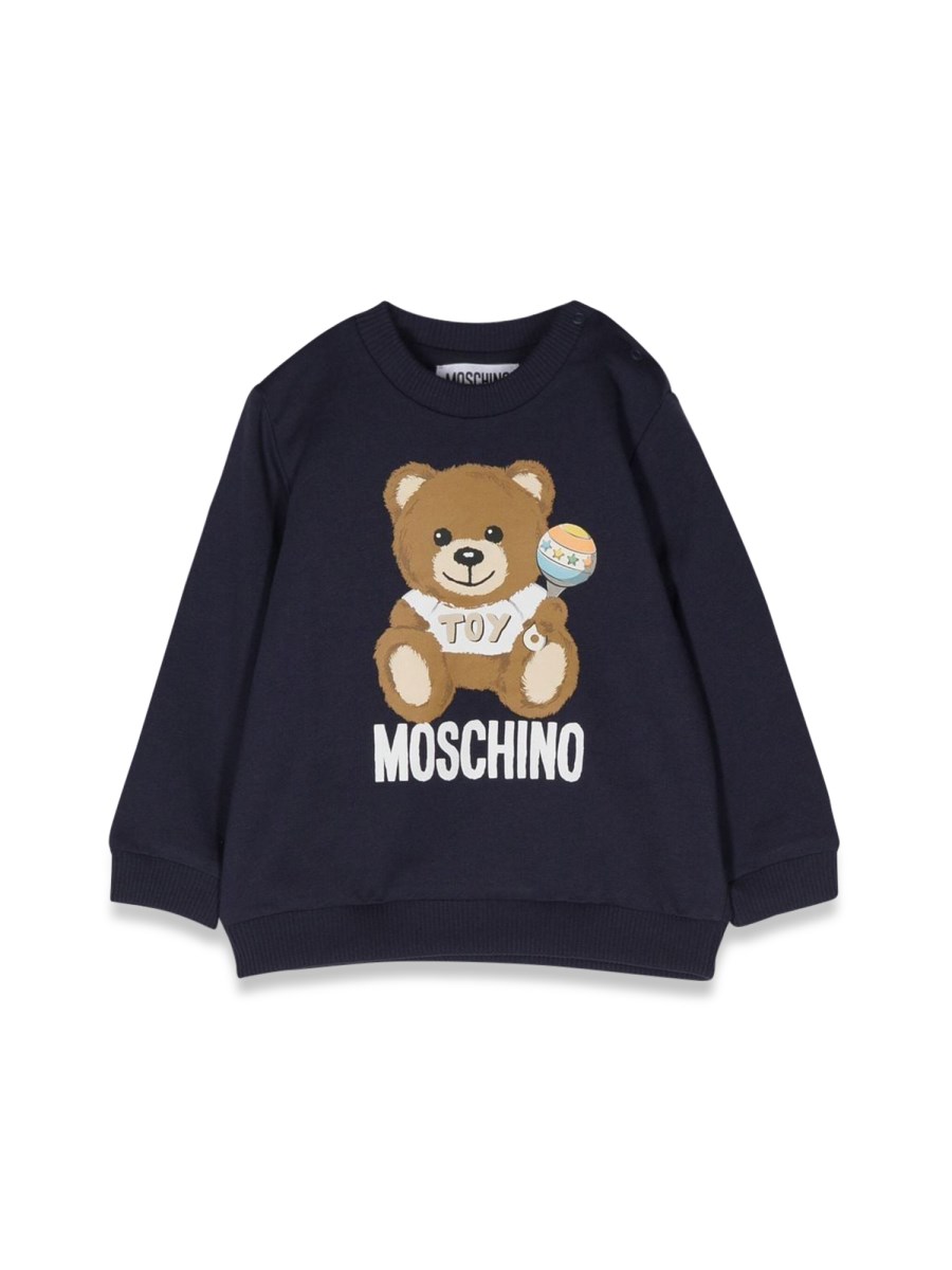 MOSCHINO - TEDDY BEAR CREWNECK SWEATSHIRT - Eleonora Bonucci