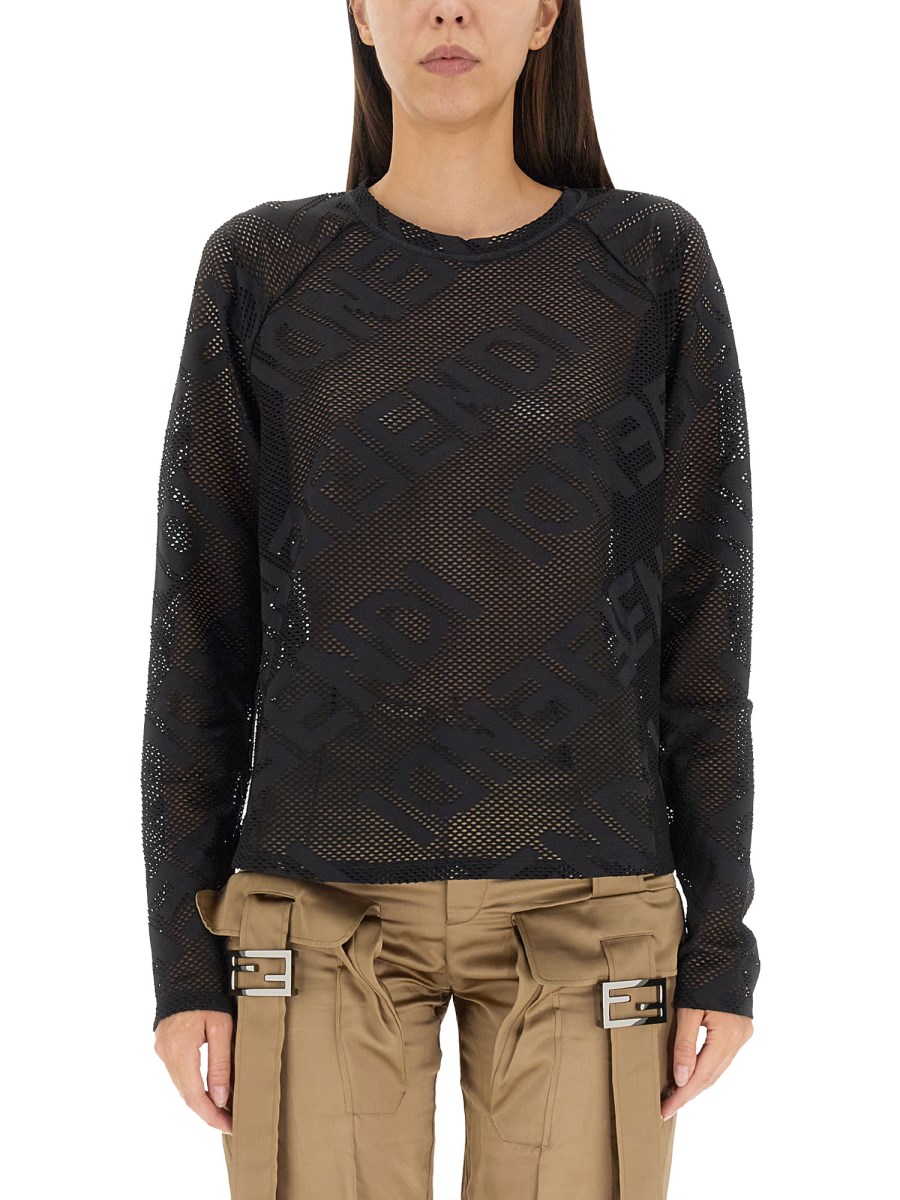 Fendi 2025 mesh shirt