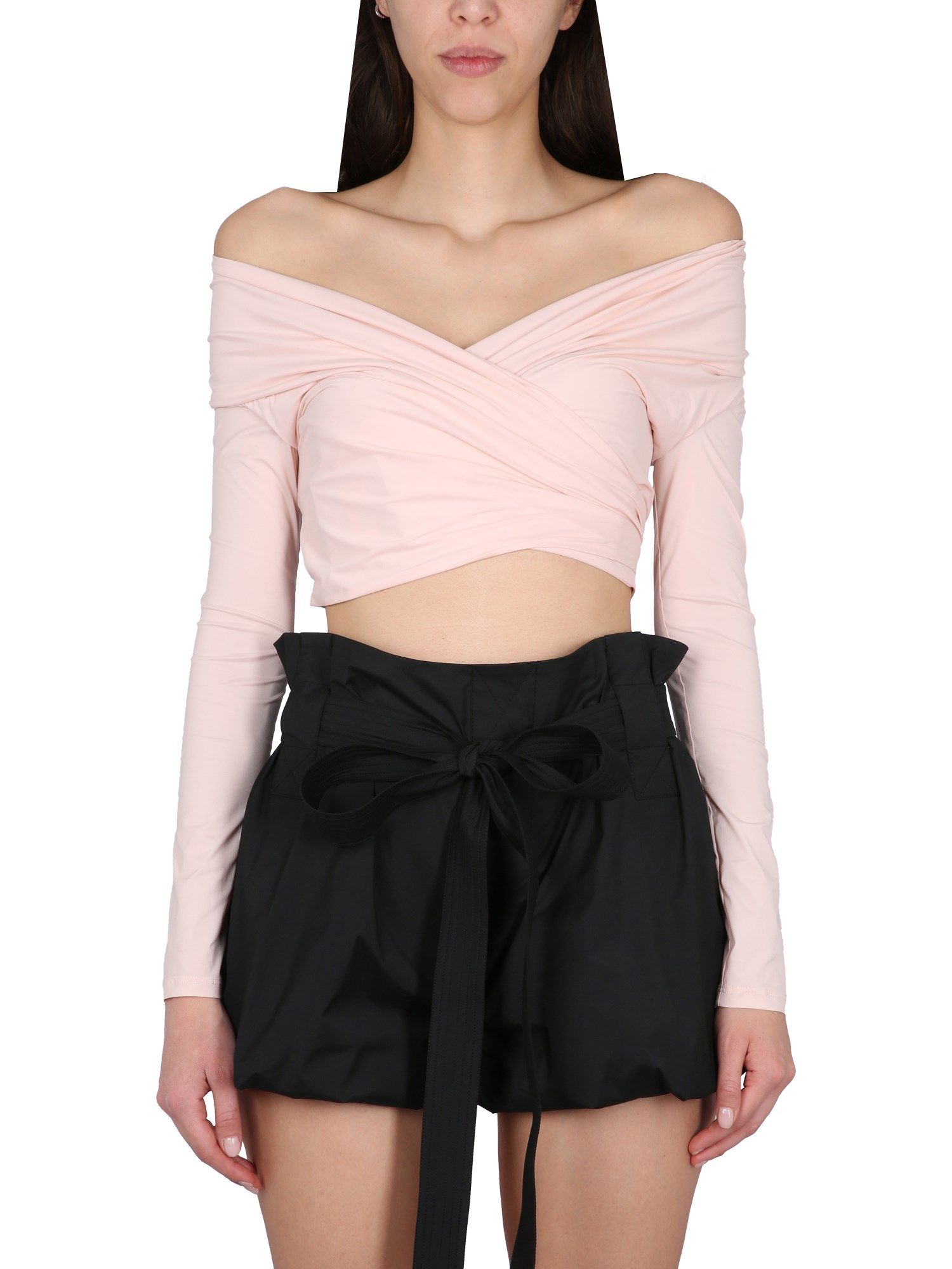 philosophy di lorenzo serafini crop shirt