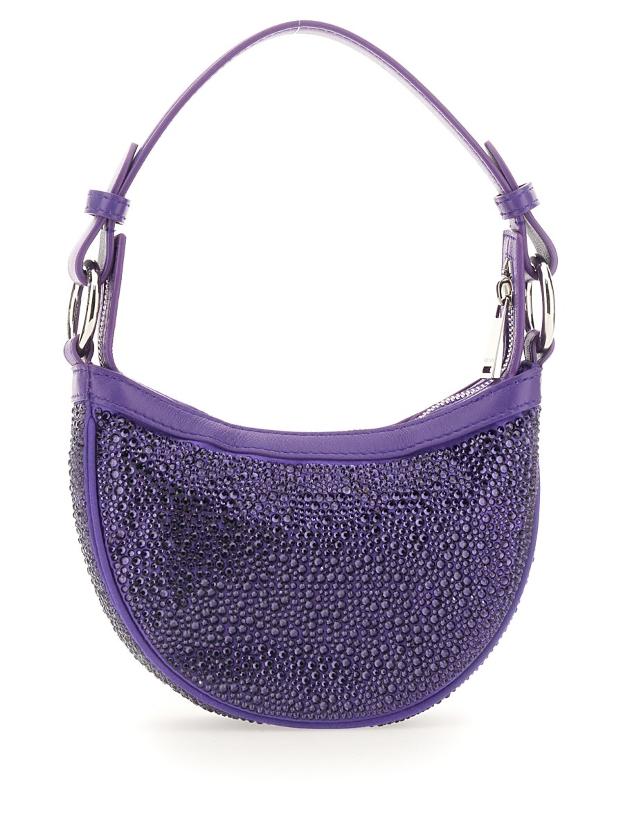 BORSA MINI HOBO CON CRISTALLI 