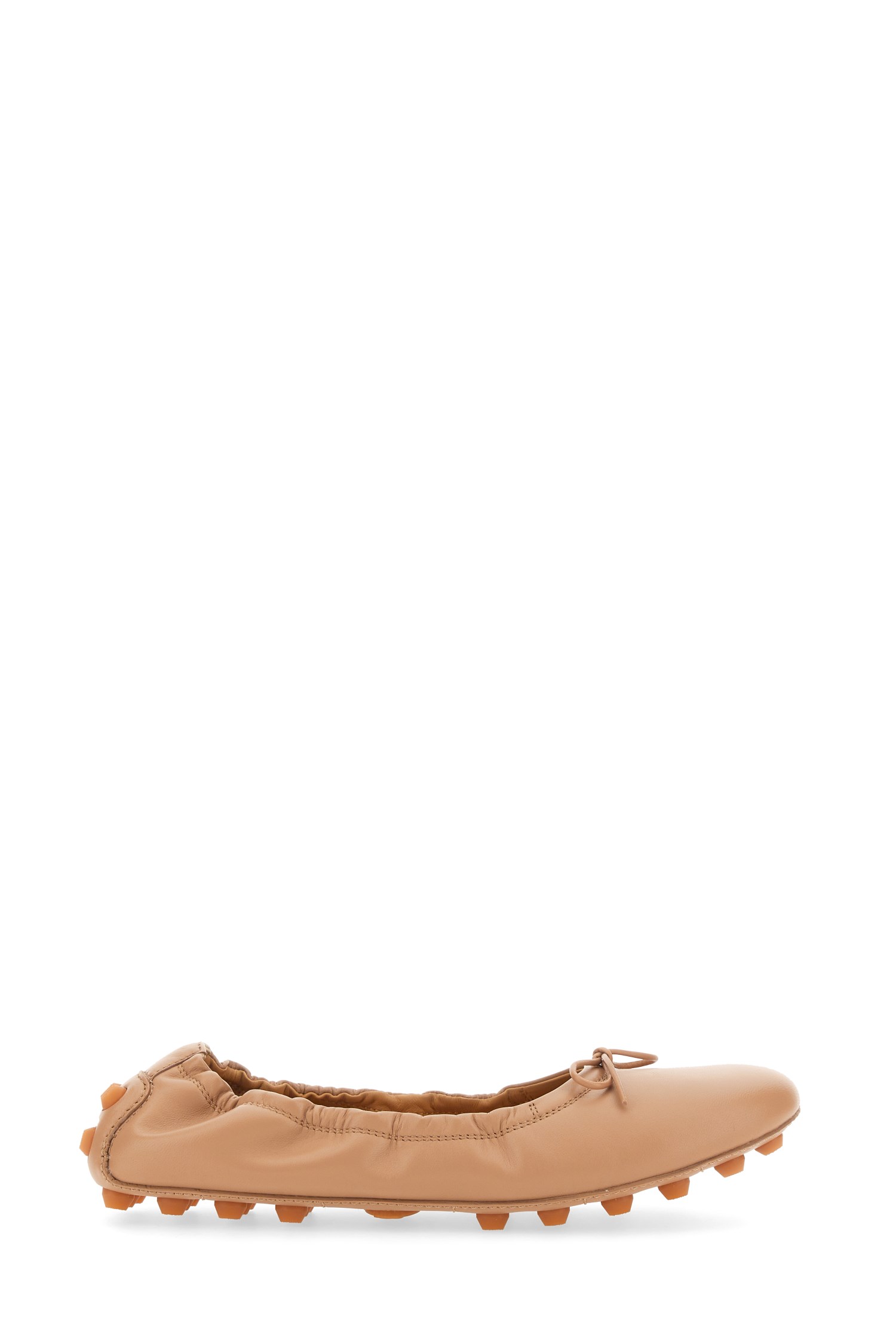 Tod's Women Des Gommini 76k Ballerinas In Powder