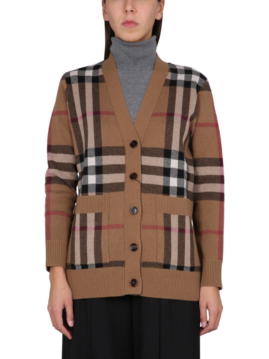 Burberry hotsell cashmere cardigan