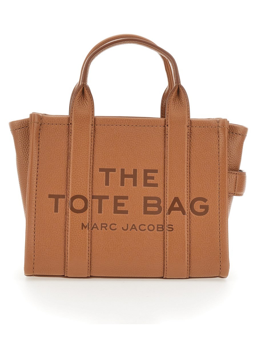 Marc jacobs mini discount leather logo shopper tote