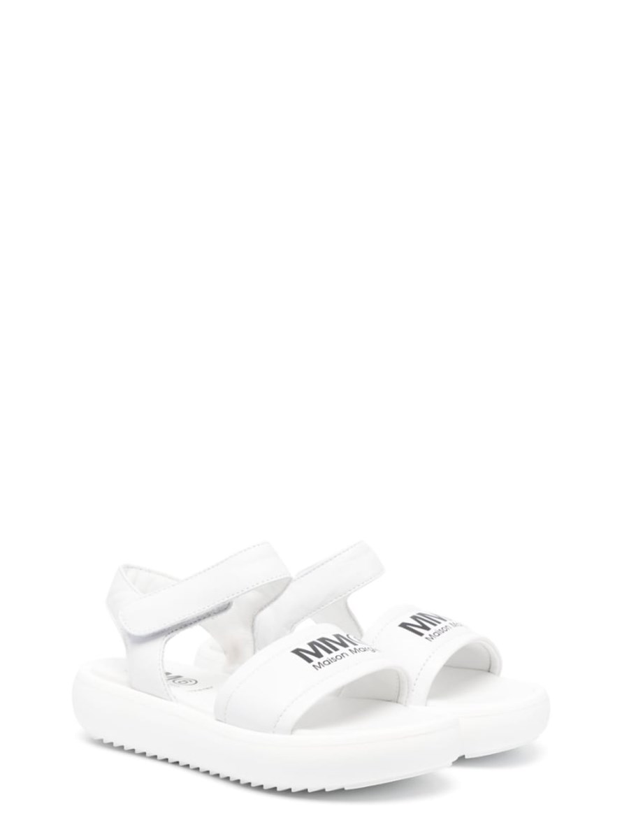 MM6 MAISON MARGIELA CHUNKY SOLE SANDALS MAXI LOGO