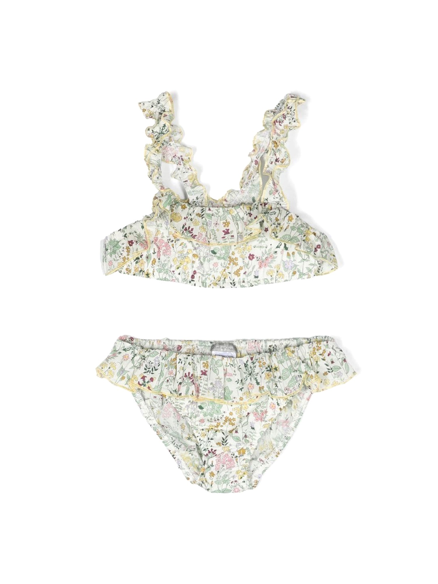 il gufo two-piece swimsuit with ruffles