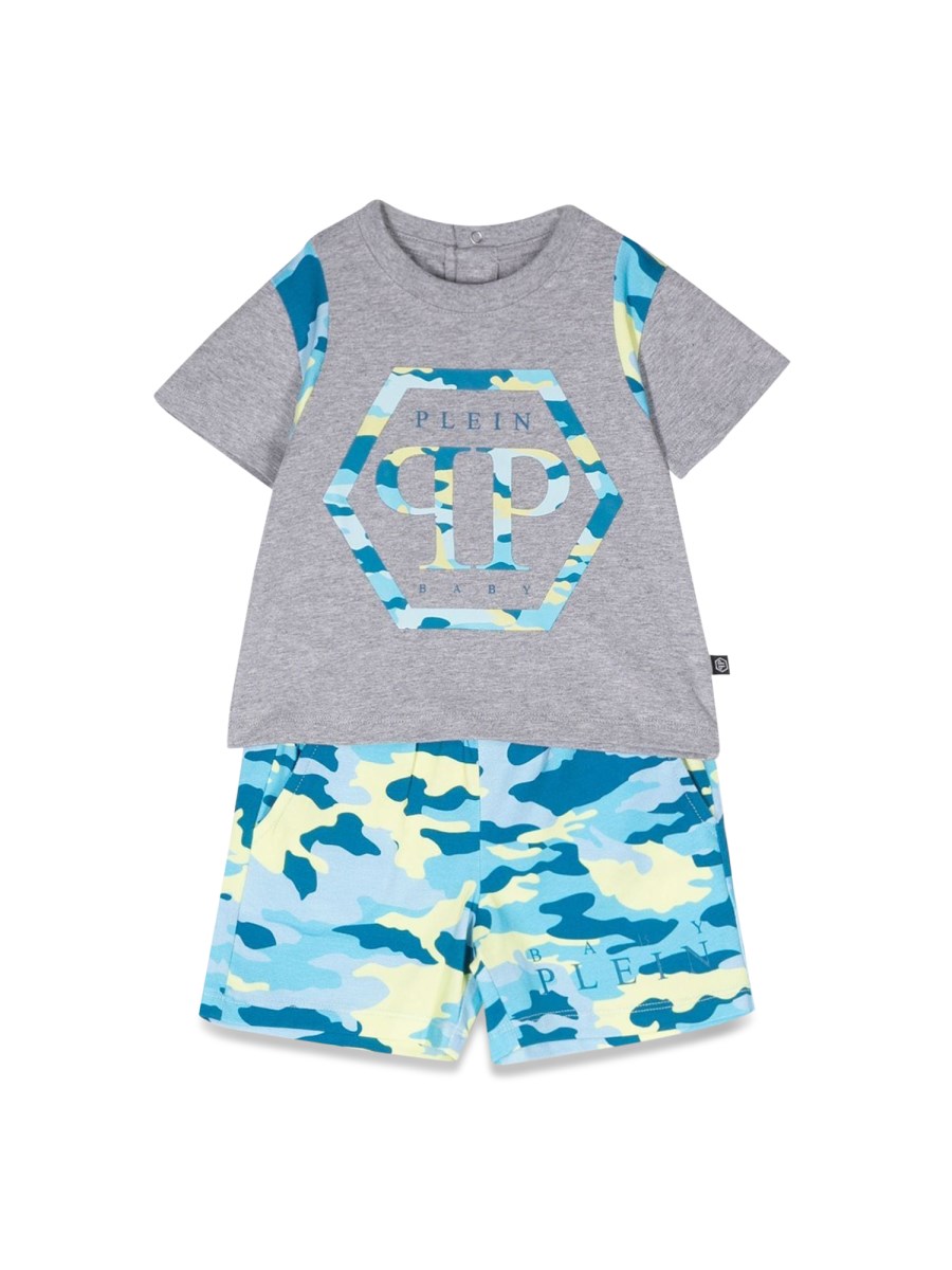 SET T-SHIRT E SHORTS CAMOU