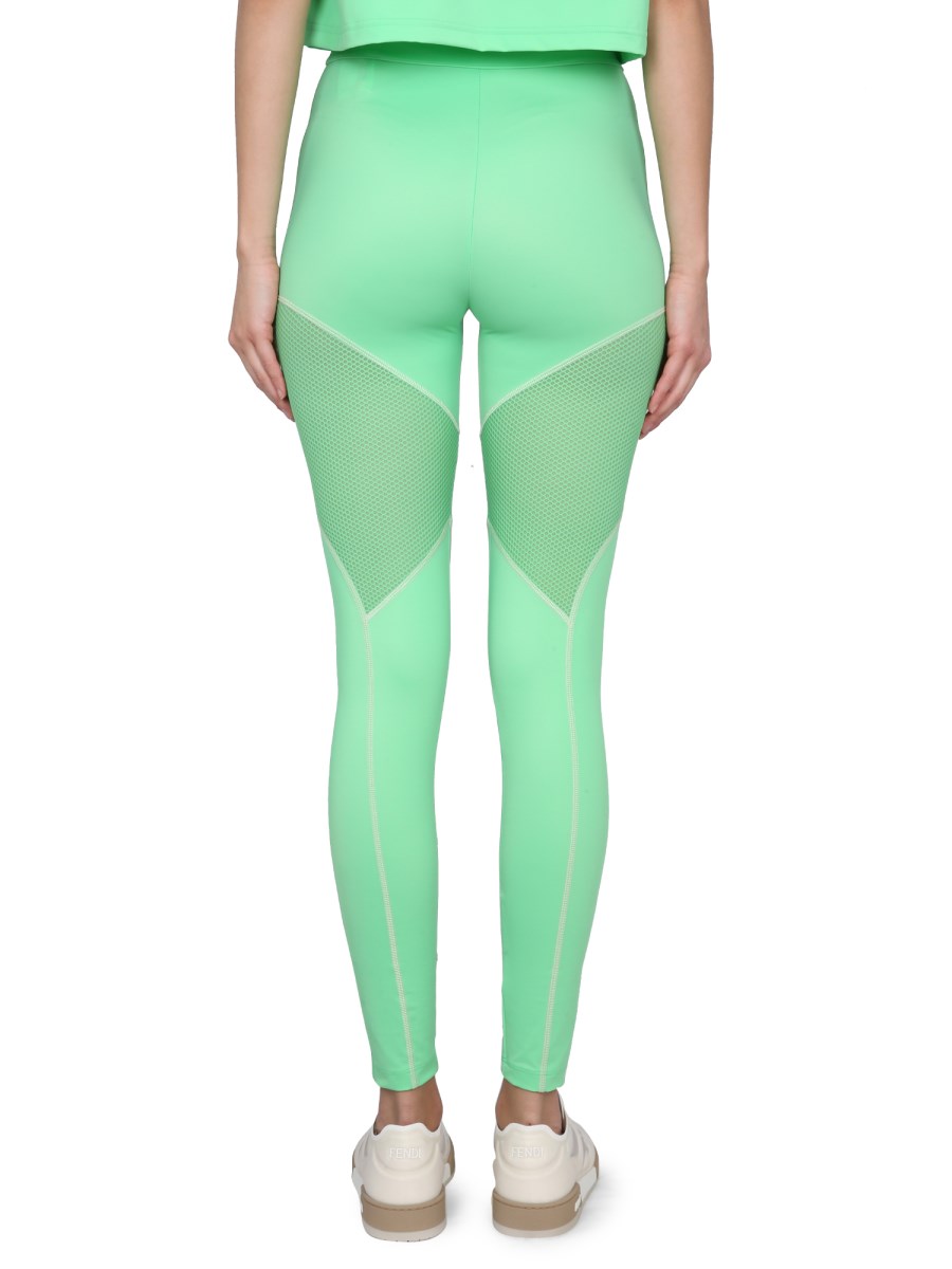 Green Leggings with logo Fendi - Vitkac France