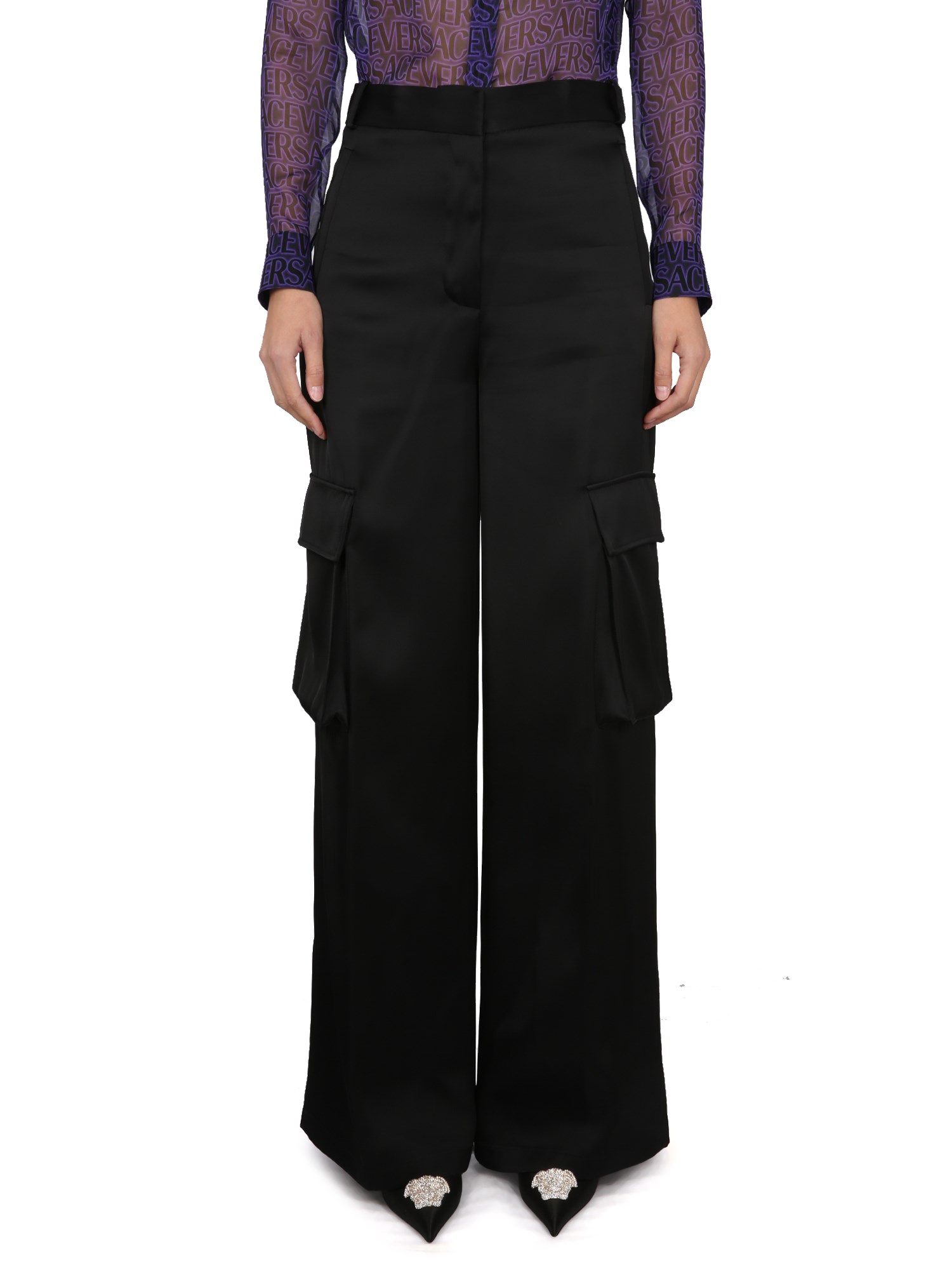 versace duchesse pants