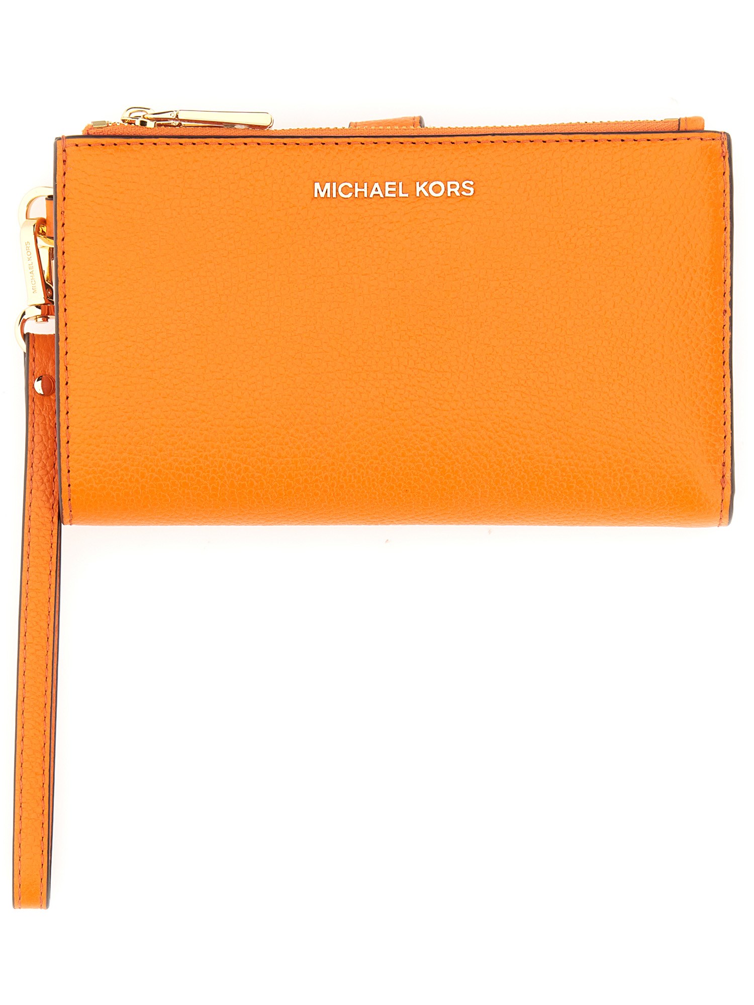 Michael Michael Kors Jet Set Wallet In Orange