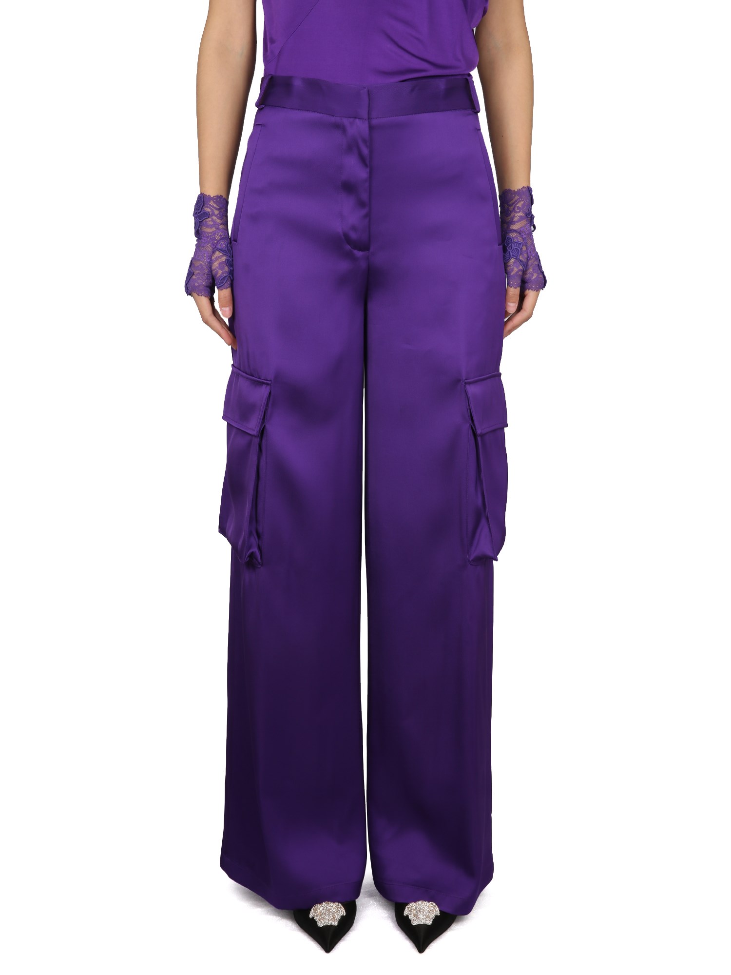 versace duchesse pants