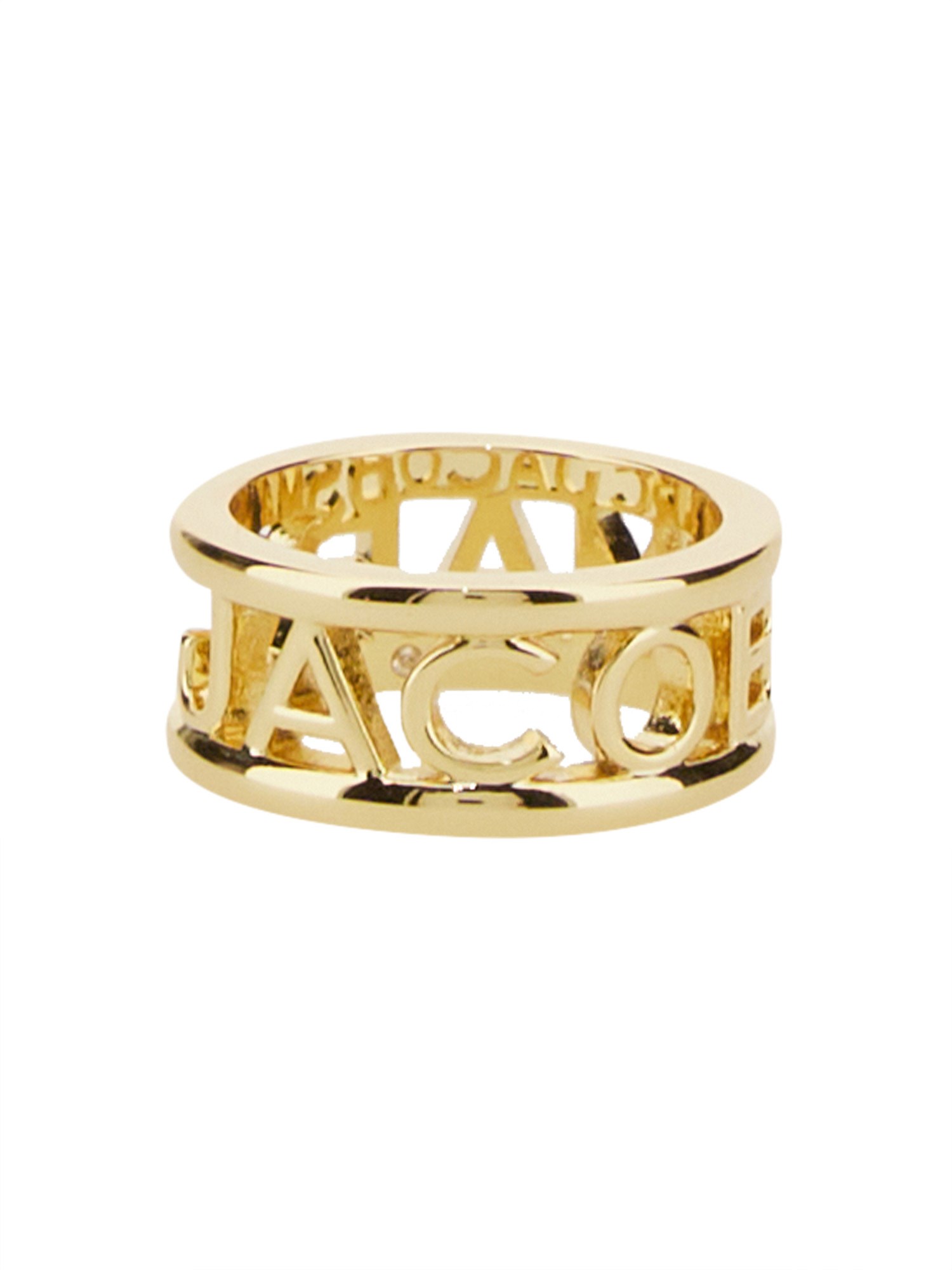Marc Jacobs The Monogram Ring In Gold