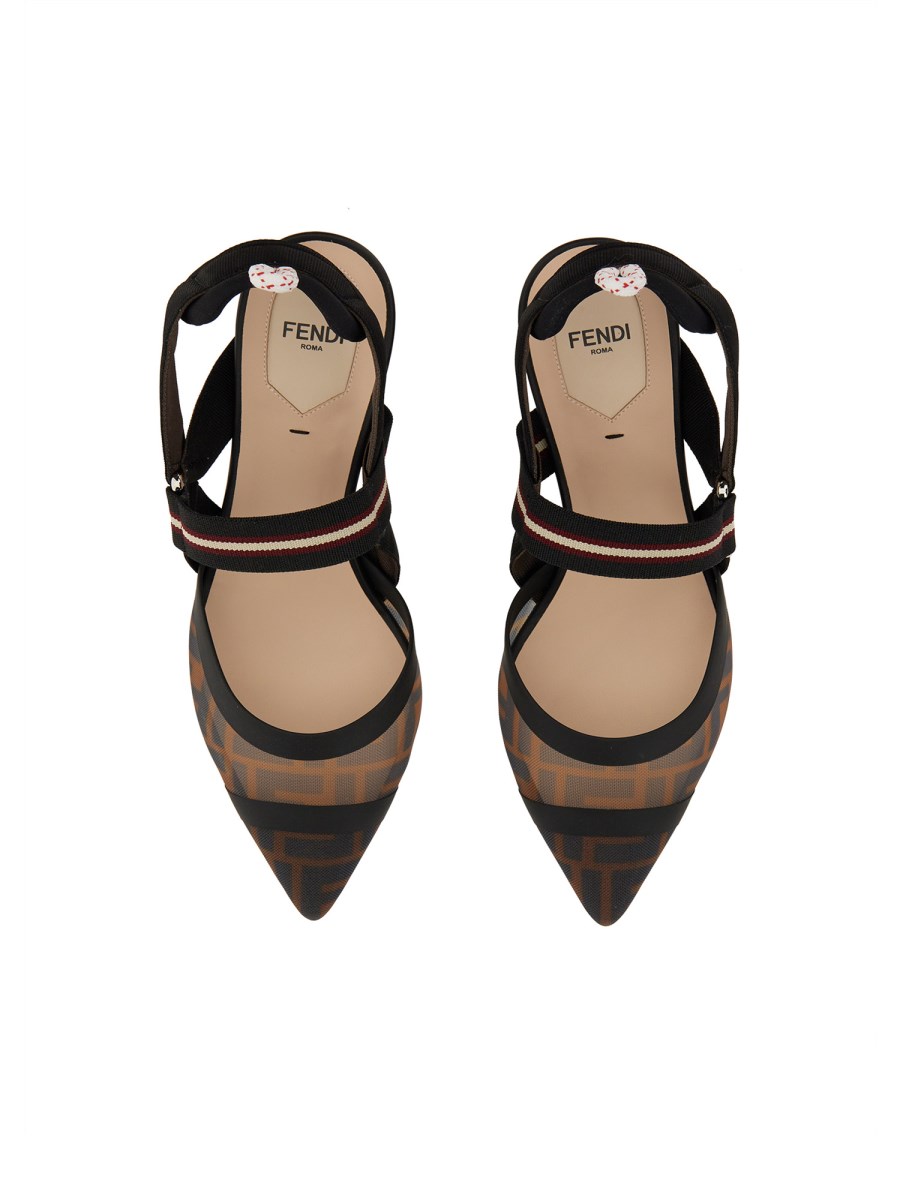 Fendi mesh outlet sandals