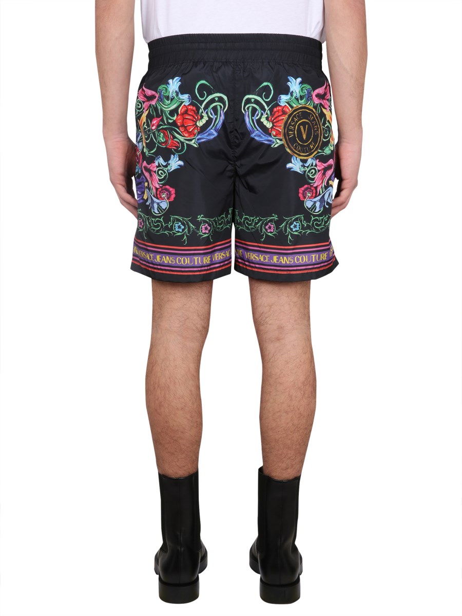 VERSACE - COTTON GREEK PATTERN BOXER SHORTS - Eleonora Bonucci