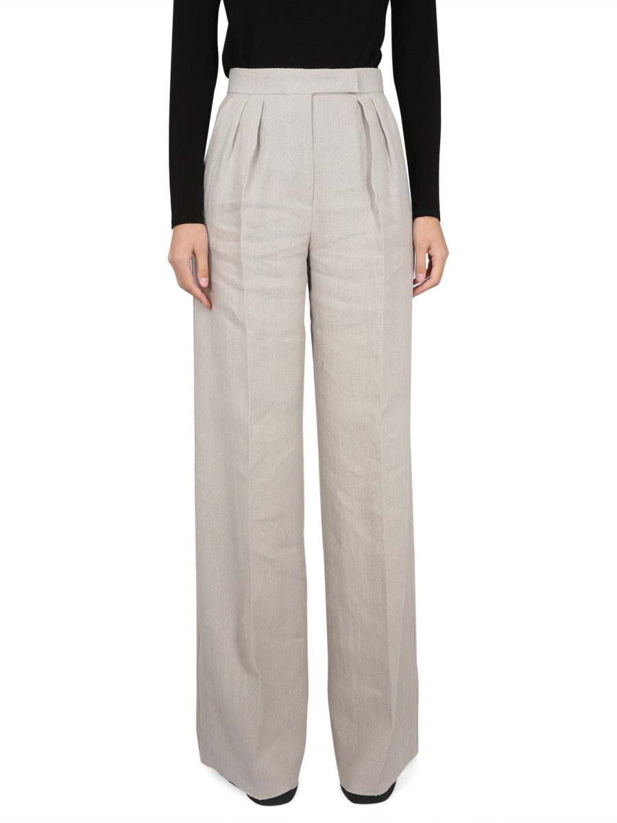 MAX MARA - CADEN LINEN PANTS - Eleonora Bonucci