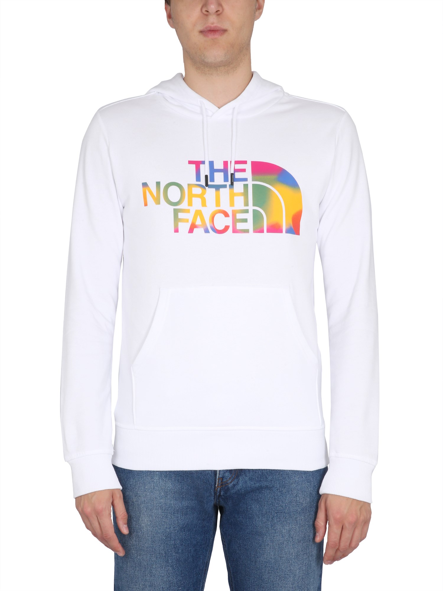 The North Face "drew Peak" Sweatshirt In White