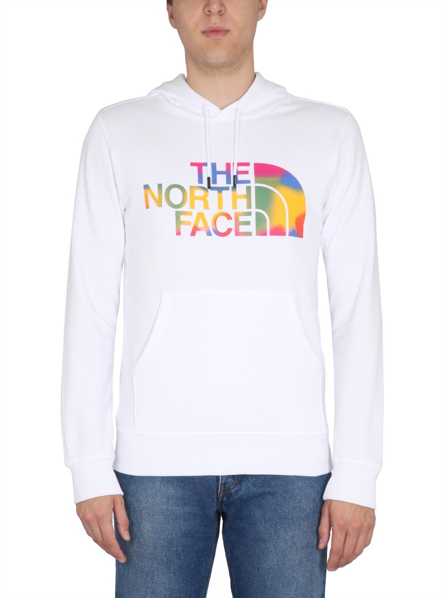 The north face rainbow hot sale hoodie