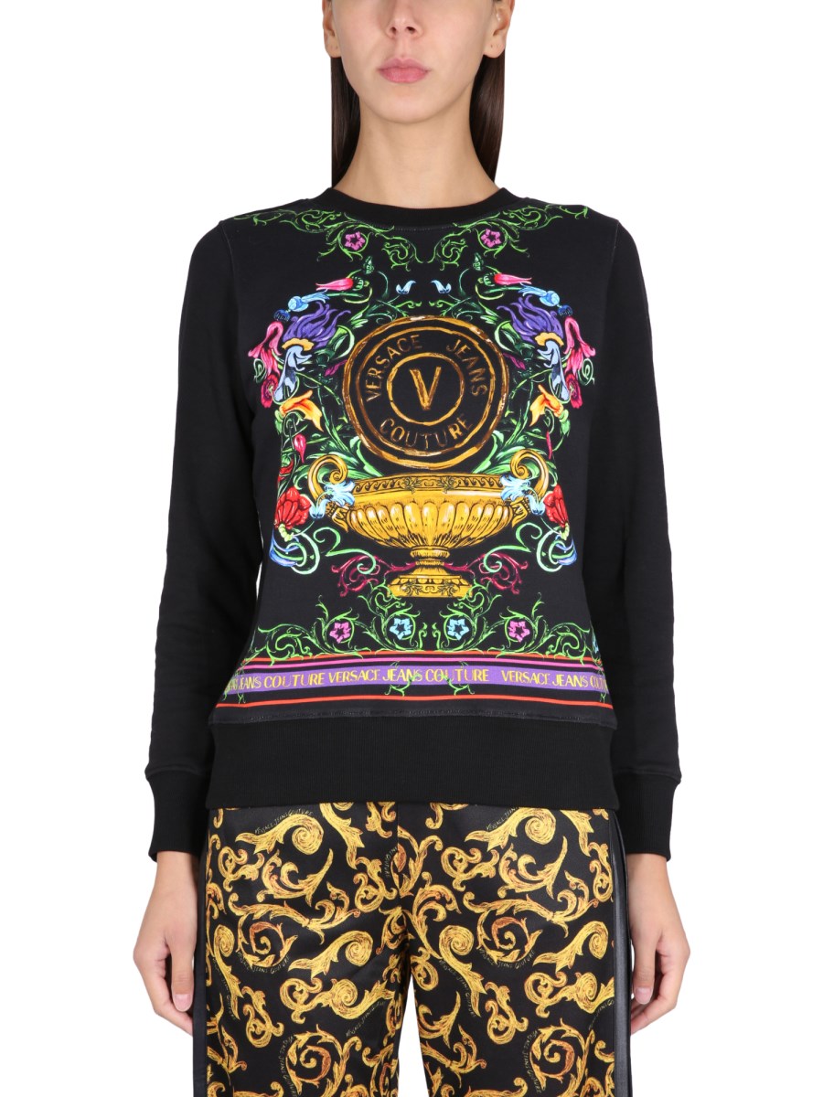 Versace jeans best sale sweatshirt black