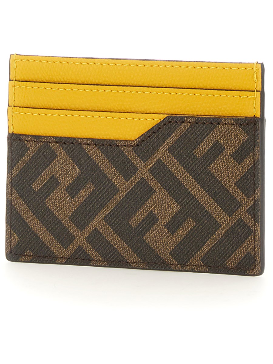 FENDI FF LEATHER CARD HOLDER Eleonora Bonucci