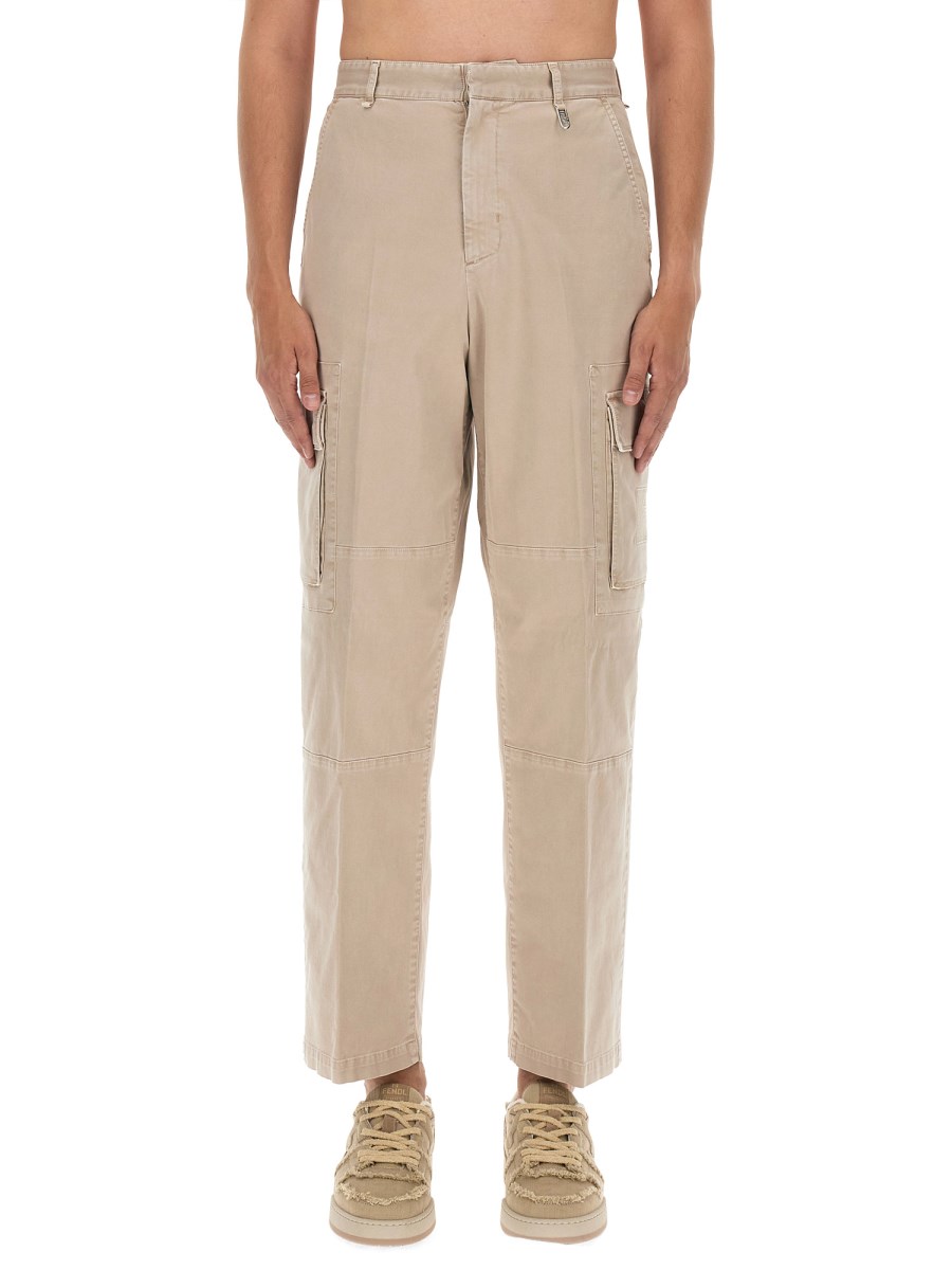 FENDI - COTTON GABARDINE PANTS - Eleonora Bonucci