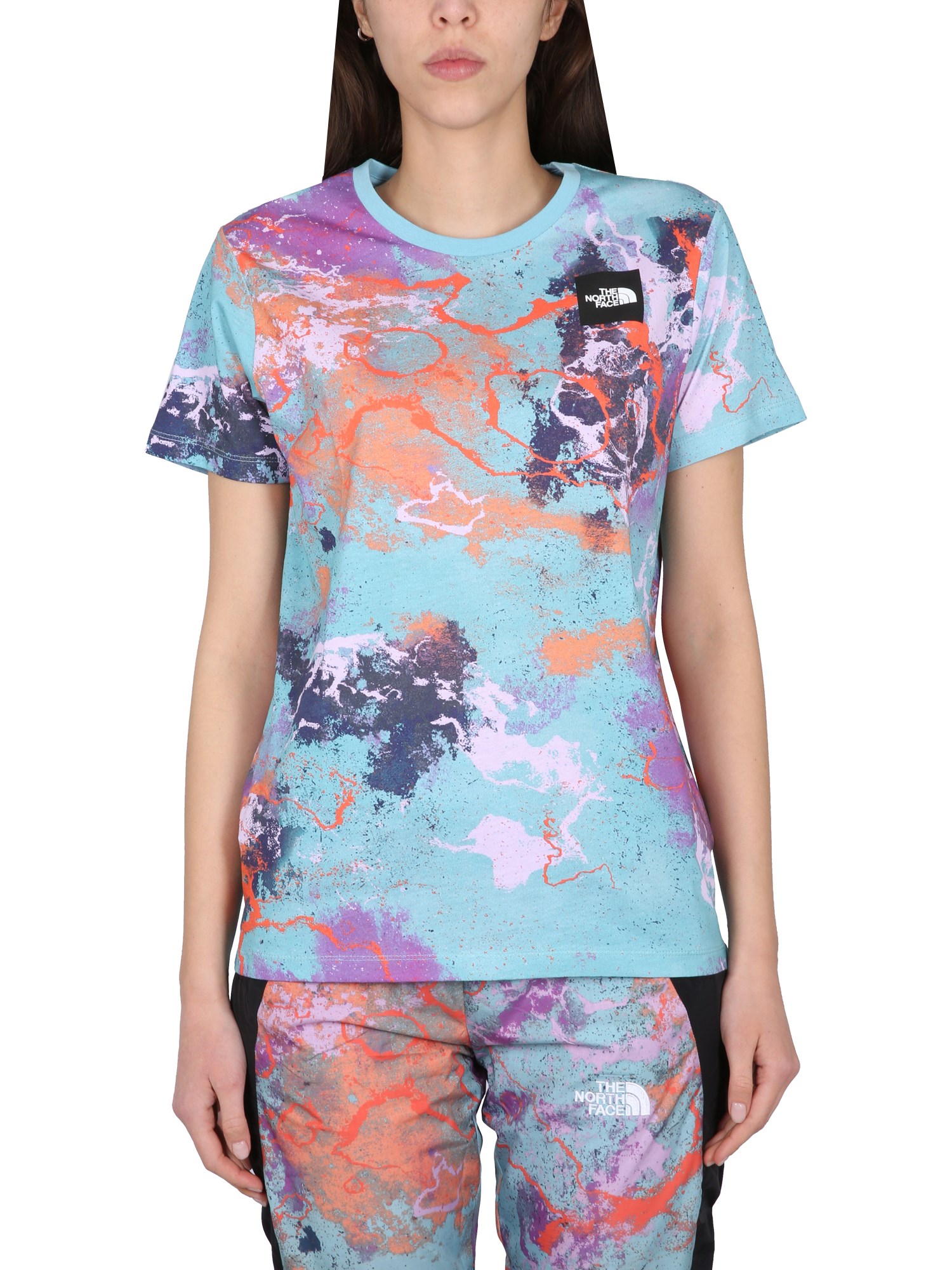 The North Face Crewneck T-shirt In Multicolour