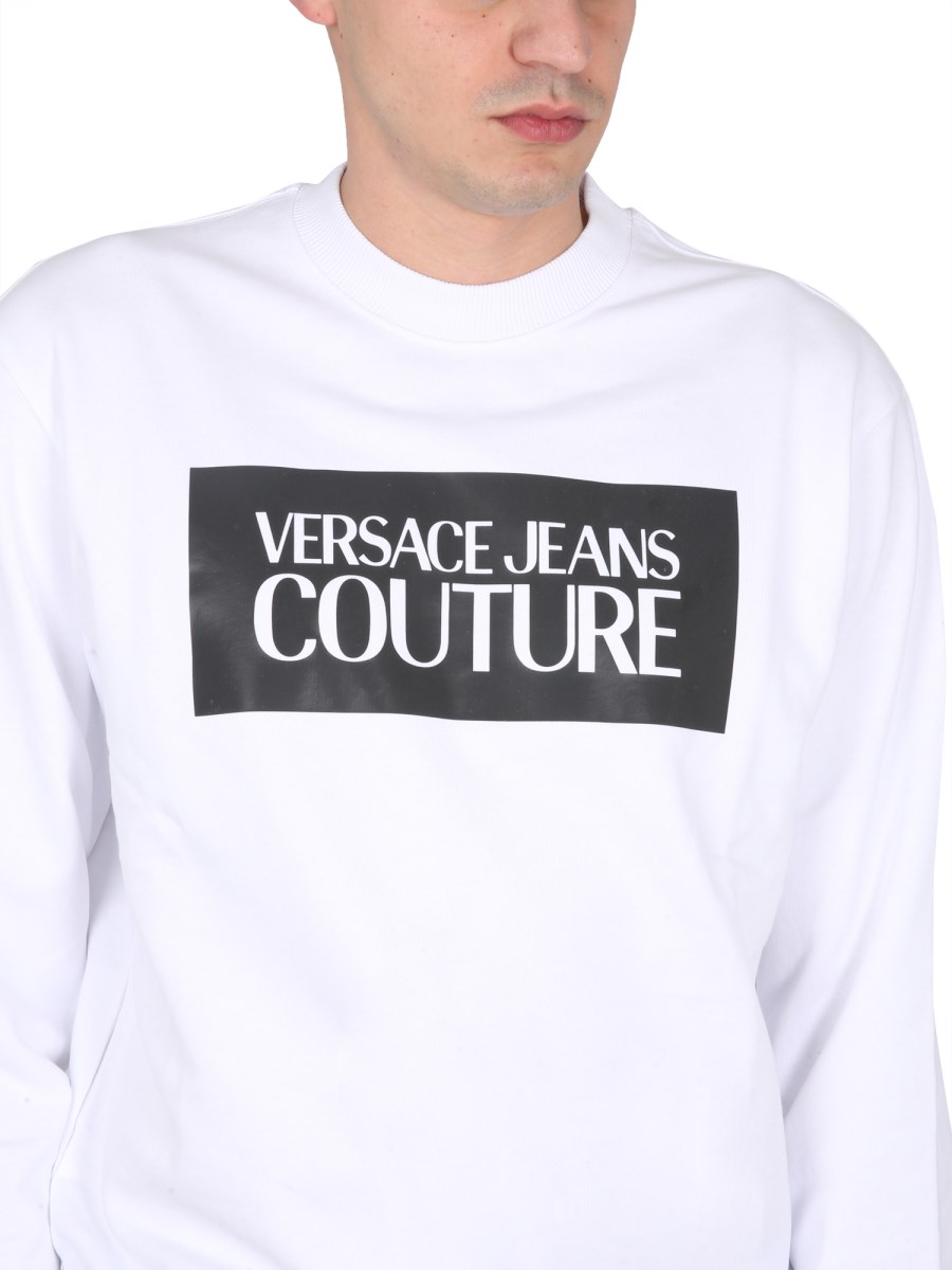 Versace jeans 2024 sweatshirt white