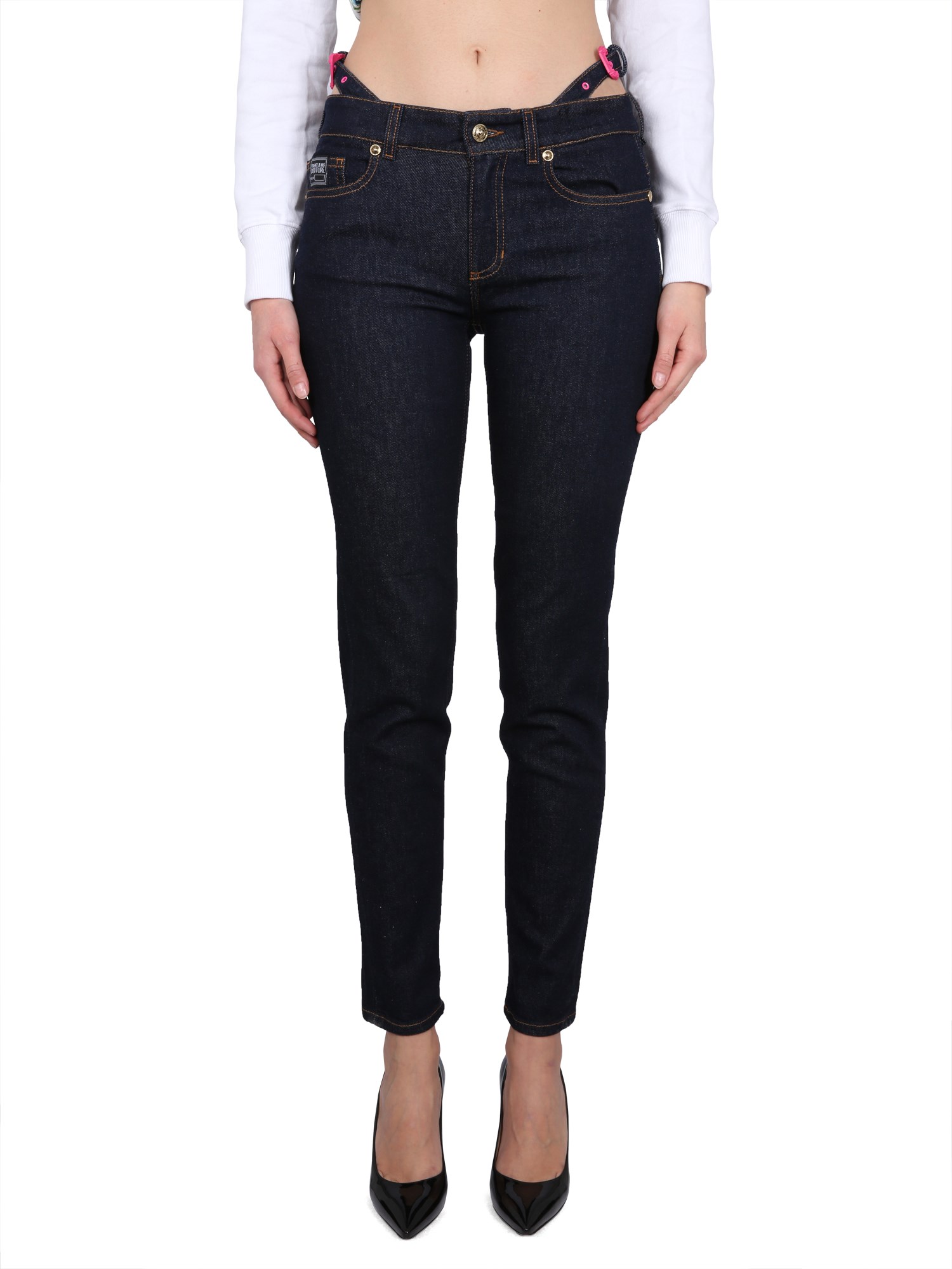 versace jeans couture skinny fit jeans