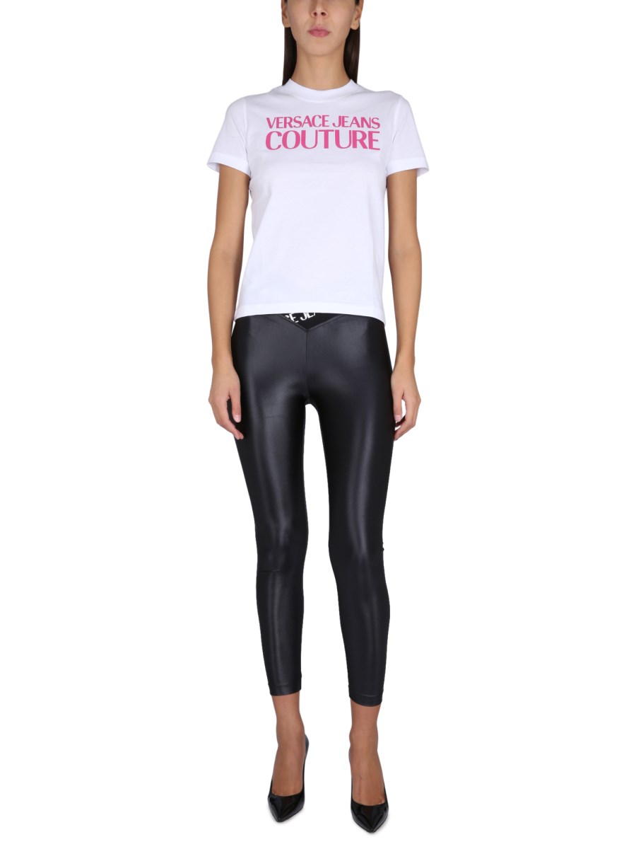 Versace Jeans Couture LYCRA CHAIN - Leggings - Trousers - black