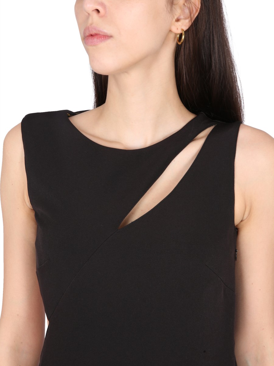 ワンピース VERSACE JEANS Woman Dress Black 75HAO903NS311 899 Versace Jeans Couture Outlet: Dress woman - Black | Versace
