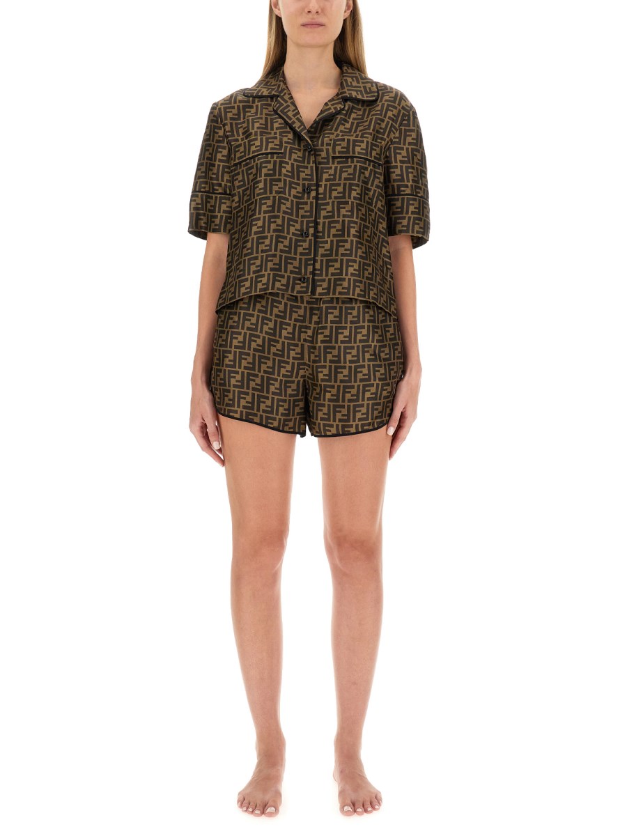 Fendi silk pajamas hot sale