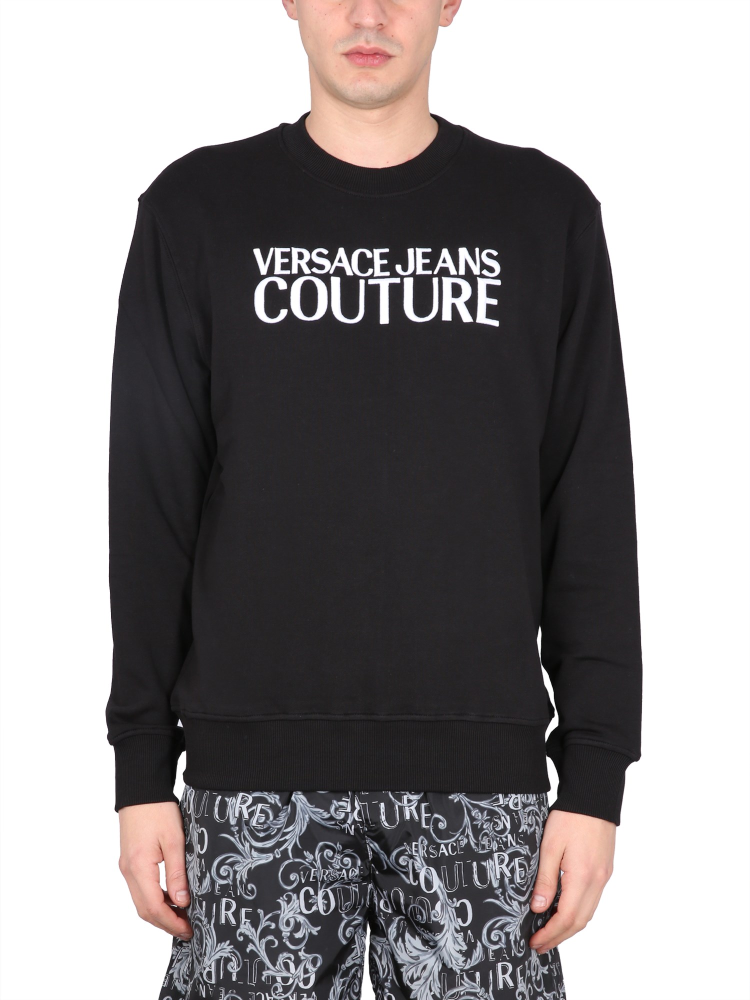 versace jeans couture crewneck sweatshirt