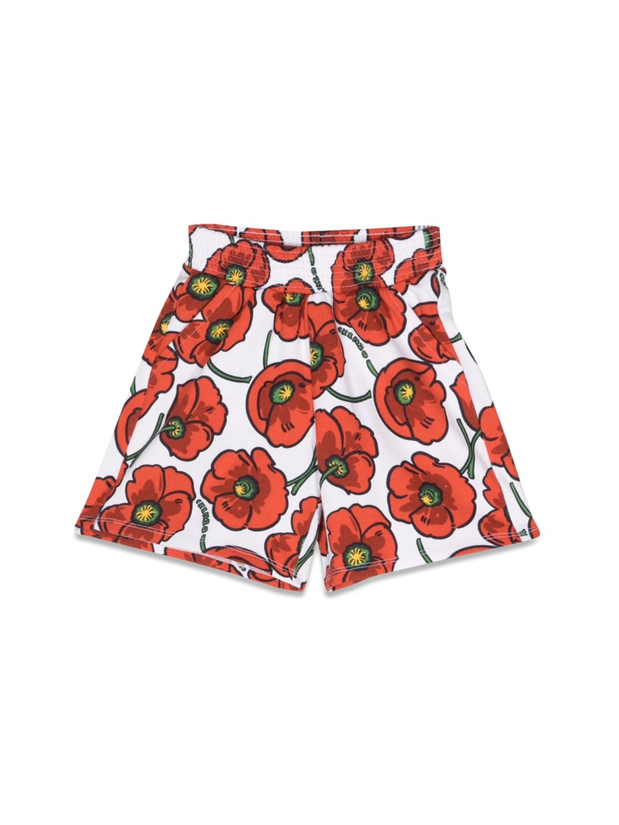 SHORTS POPPY FLOWERS