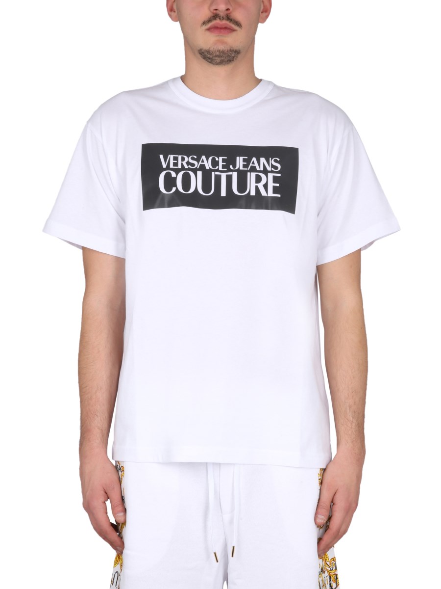 Versace Jeans Couture Logo T Shirt White